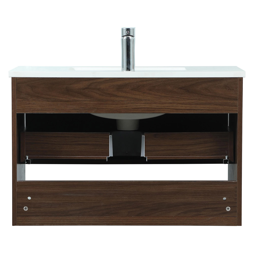 Elegant Bathroom Vanity - Walnut (VF43530MWT)