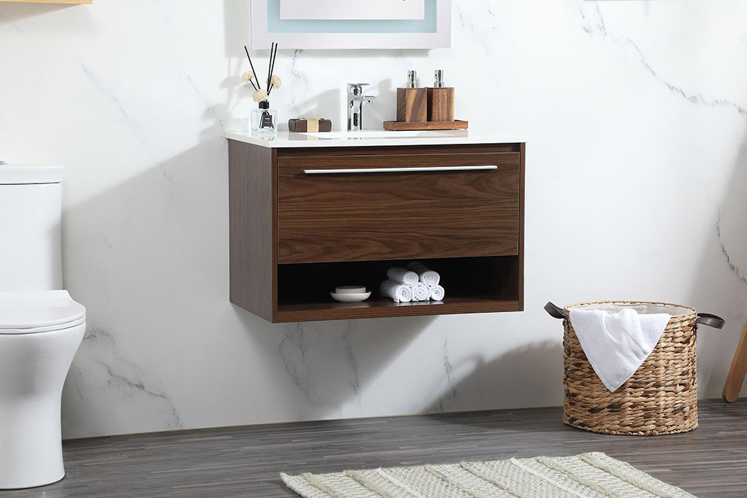 Elegant Bathroom Vanity - Walnut (VF43530MWT)