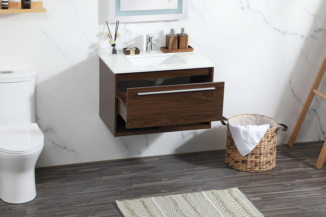 Elegant Bathroom Vanity - Walnut (VF43530MWT)