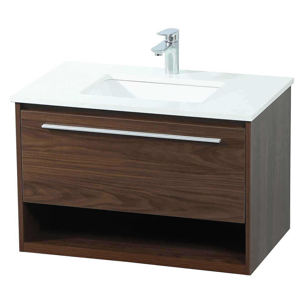 Elegant Bathroom Vanity - Walnut (VF43530MWT)