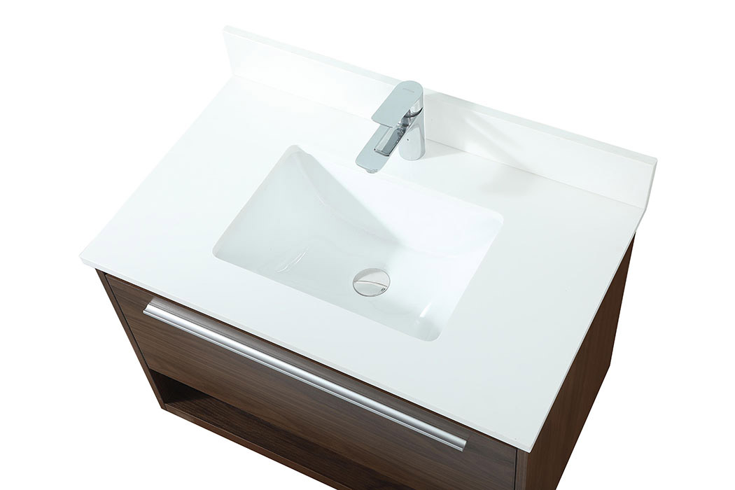 Elegant Bathroom Vanity - Walnut (VF43530MWT-BS)