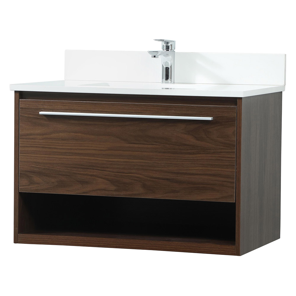 Elegant Bathroom Vanity - Walnut (VF43530MWT-BS)