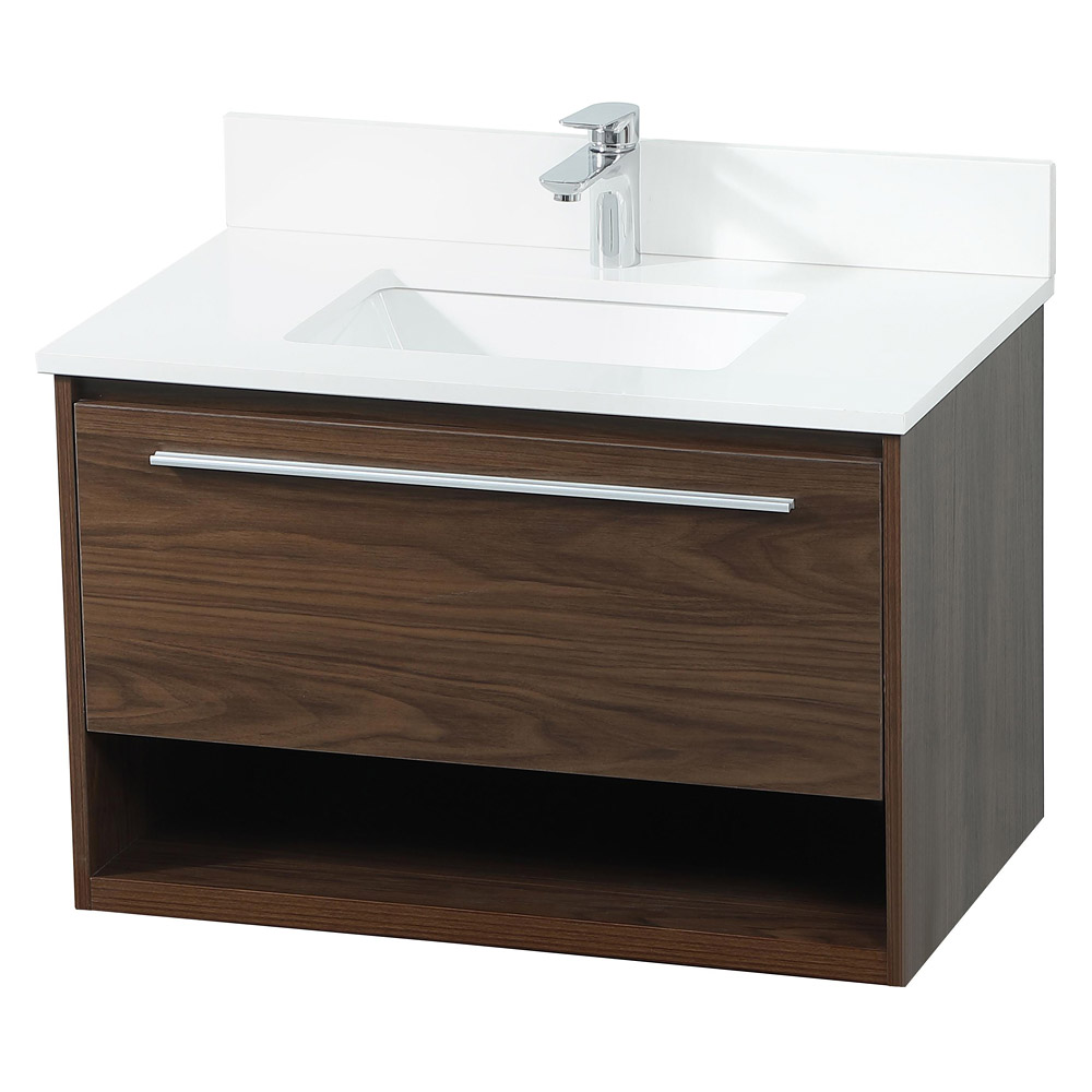 Elegant Bathroom Vanity - Walnut (VF43530MWT-BS)