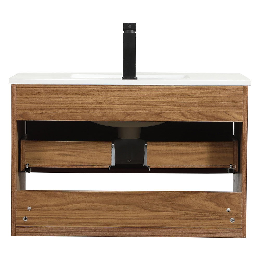 Elegant Bathroom Vanity - Walnut Brown (VF43530WB)