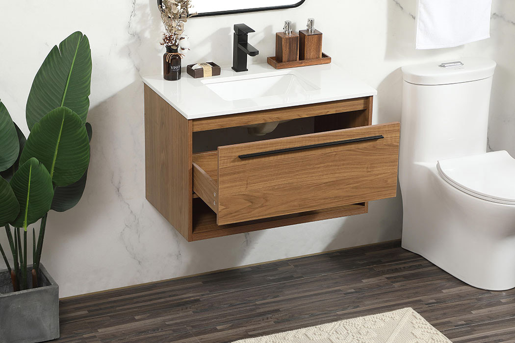 Elegant Bathroom Vanity - Walnut Brown (VF43530WB)