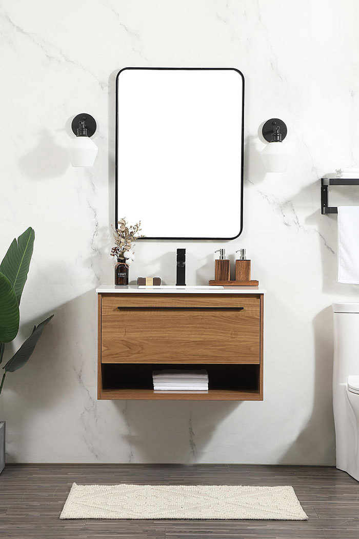 Elegant Bathroom Vanity - Walnut Brown (VF43530WB)