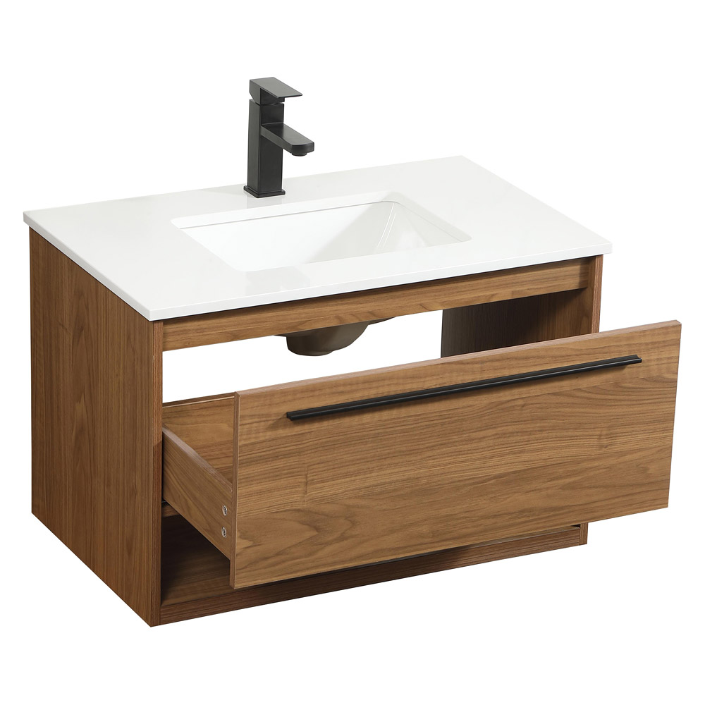 Elegant Bathroom Vanity - Walnut Brown (VF43530WB)