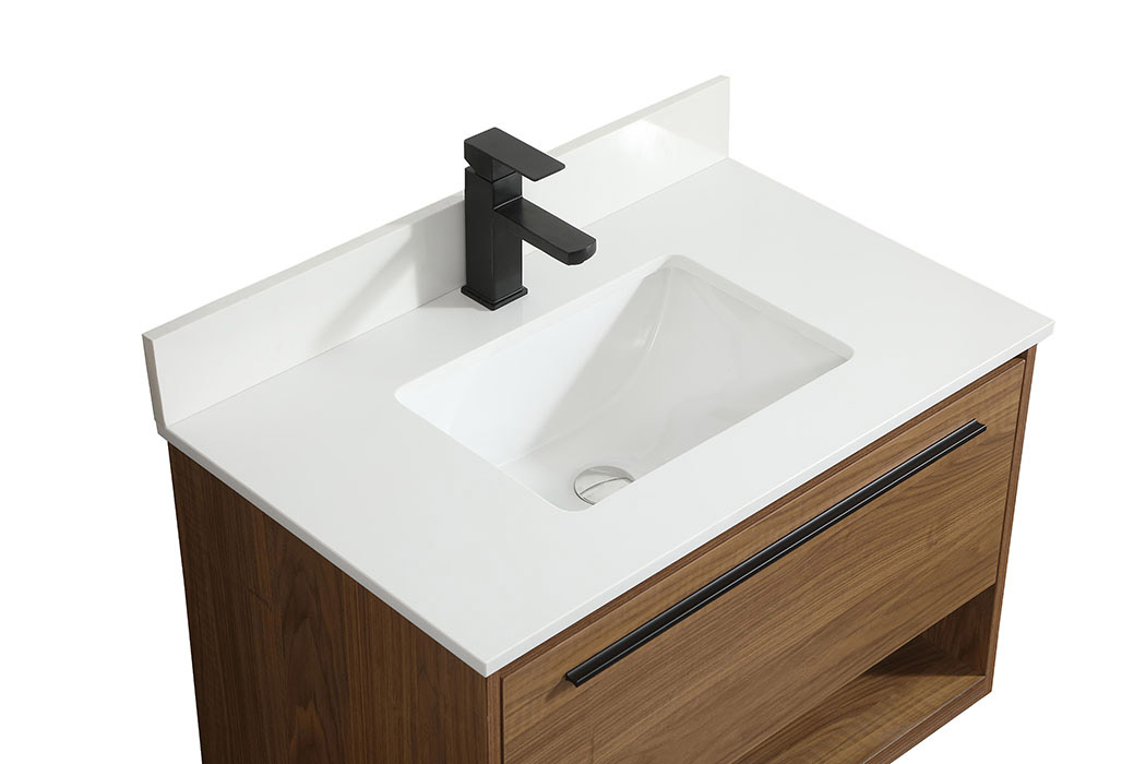 Elegant Bathroom Vanity - Walnut Brown (VF43530WB-BS)