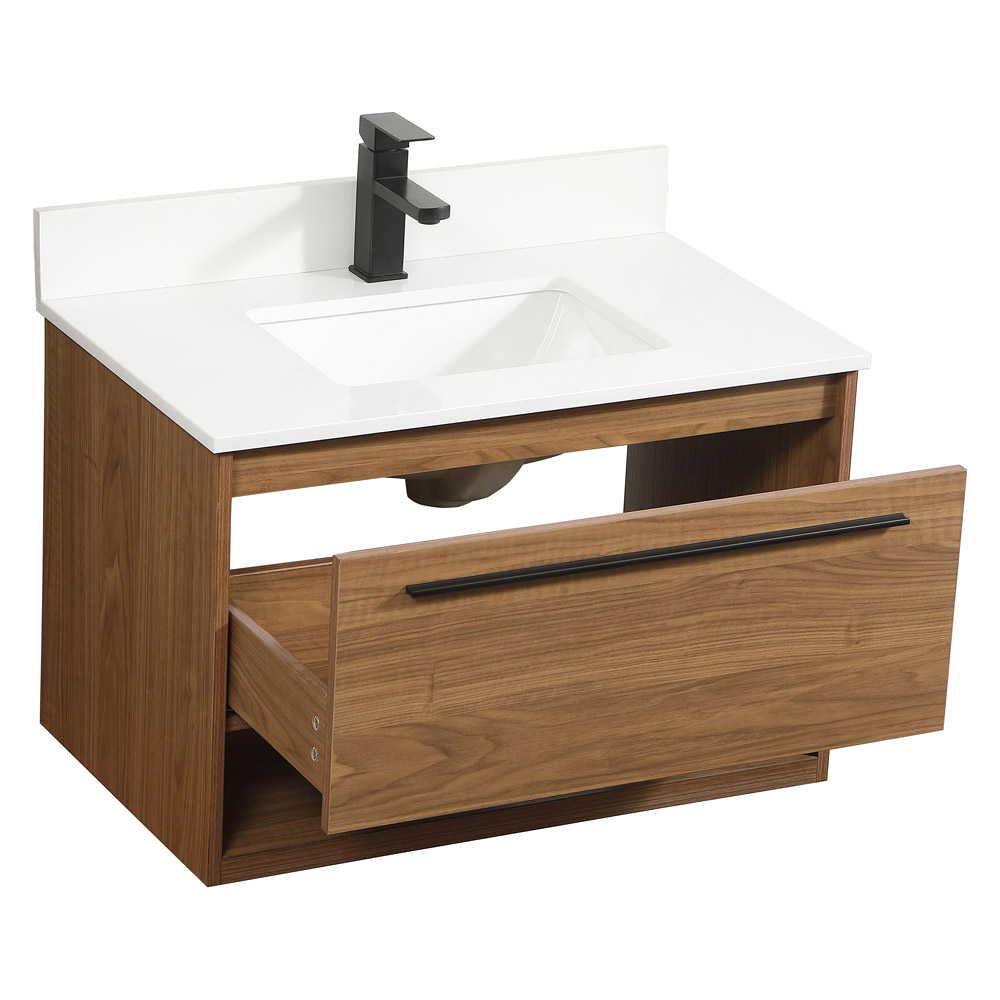 Elegant Bathroom Vanity - Walnut Brown (VF43530WB-BS)