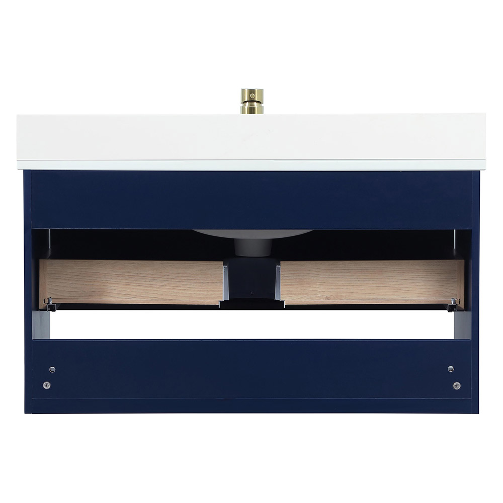 Elegant Bathroom Vanity - Blue (VF43536MBL-BS)