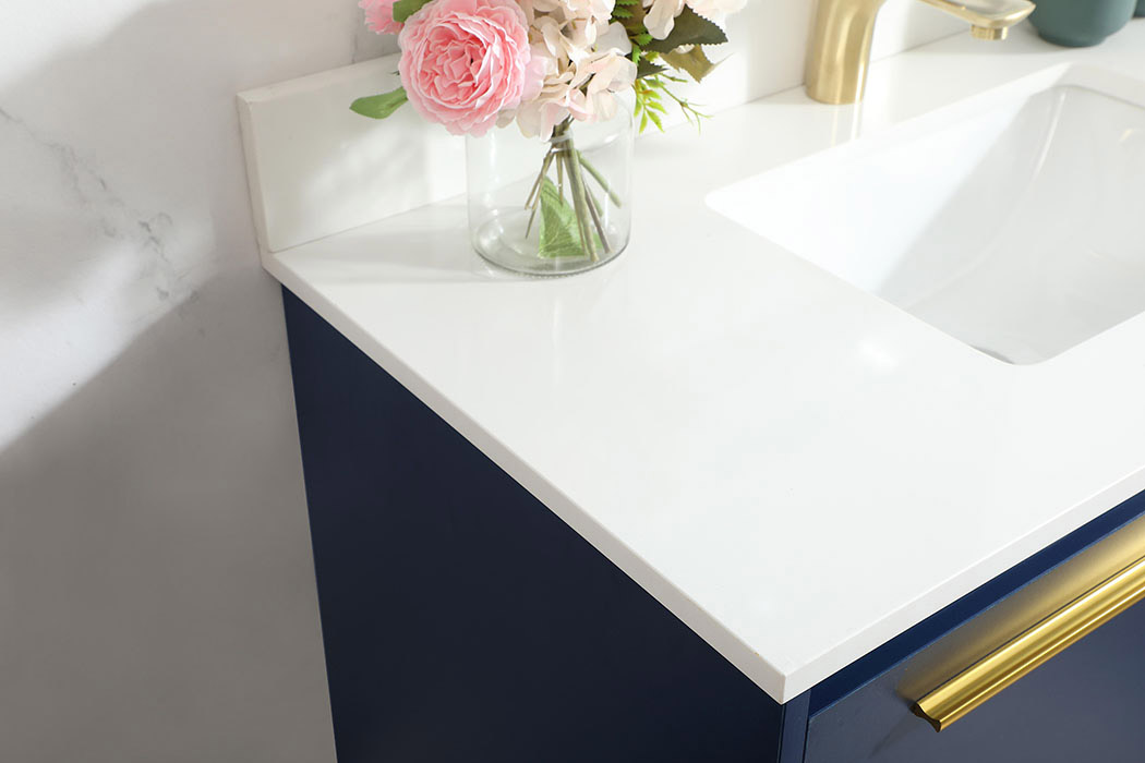 Elegant Bathroom Vanity - Blue (VF43536MBL-BS)