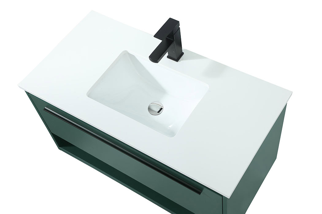 Elegant Bathroom Vanity - Green (VF43536MGN)