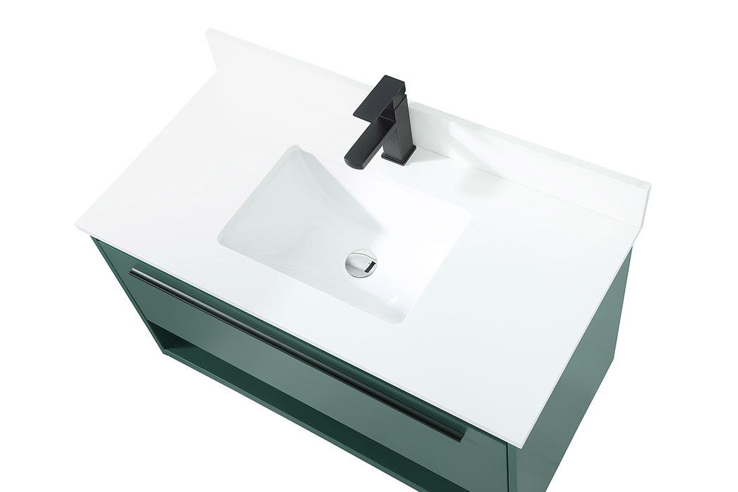 Elegant Bathroom Vanity - Green (VF43536MGN-BS)