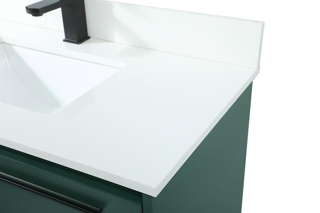 Elegant Bathroom Vanity - Green (VF43536MGN-BS)