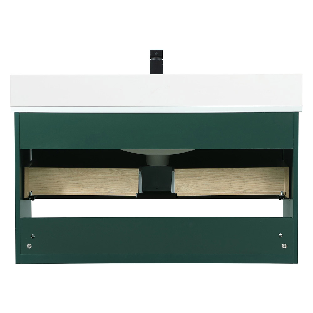 Elegant Bathroom Vanity - Green (VF43536MGN-BS)