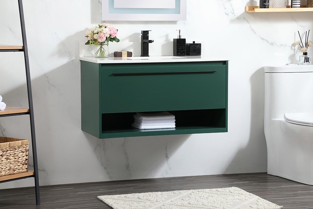 Elegant Bathroom Vanity - Green (VF43536MGN-BS)