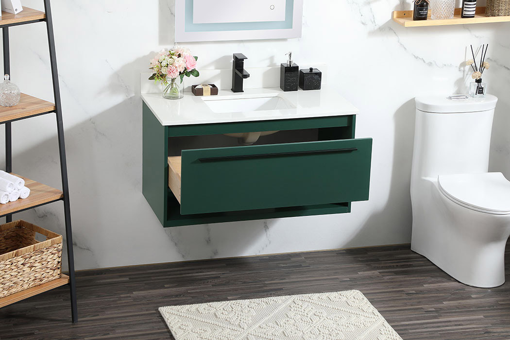 Elegant Bathroom Vanity - Green (VF43536MGN-BS)