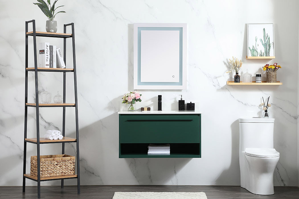 Elegant Bathroom Vanity - Green (VF43536MGN-BS)