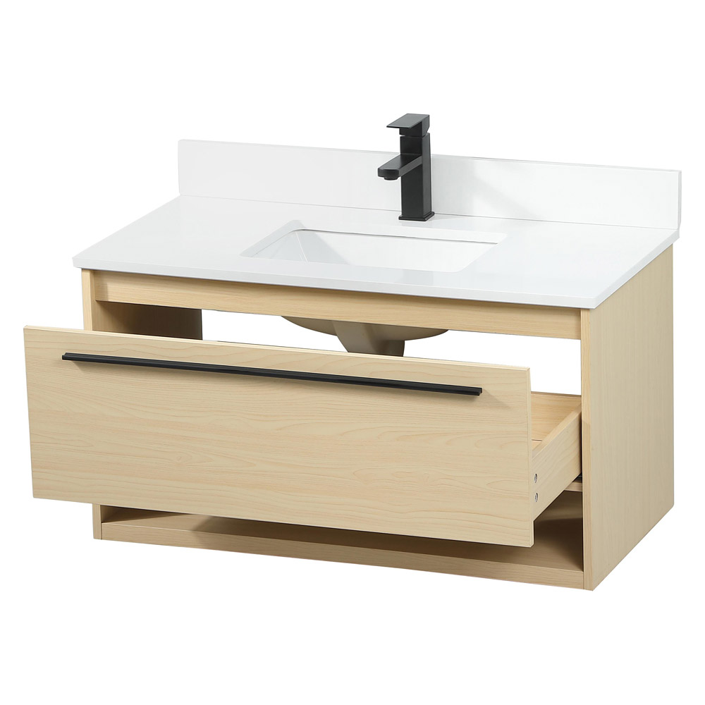 Elegant Bathroom Vanity - Maple (VF43536MMP-BS)