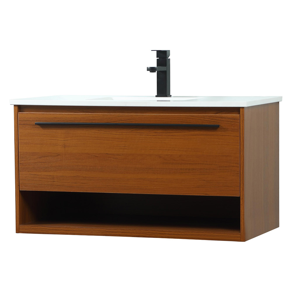 Elegant Bathroom Vanity - Teak (VF43536MTK)