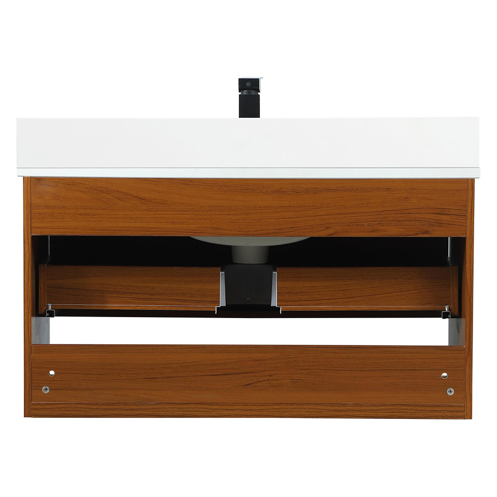 Elegant Bathroom Vanity - Teak (VF43536MTK-BS)