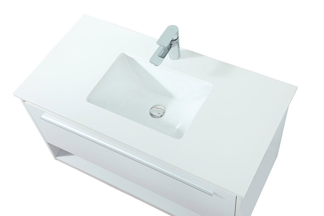 Elegant Bathroom Vanity - White (VF43536MWH)