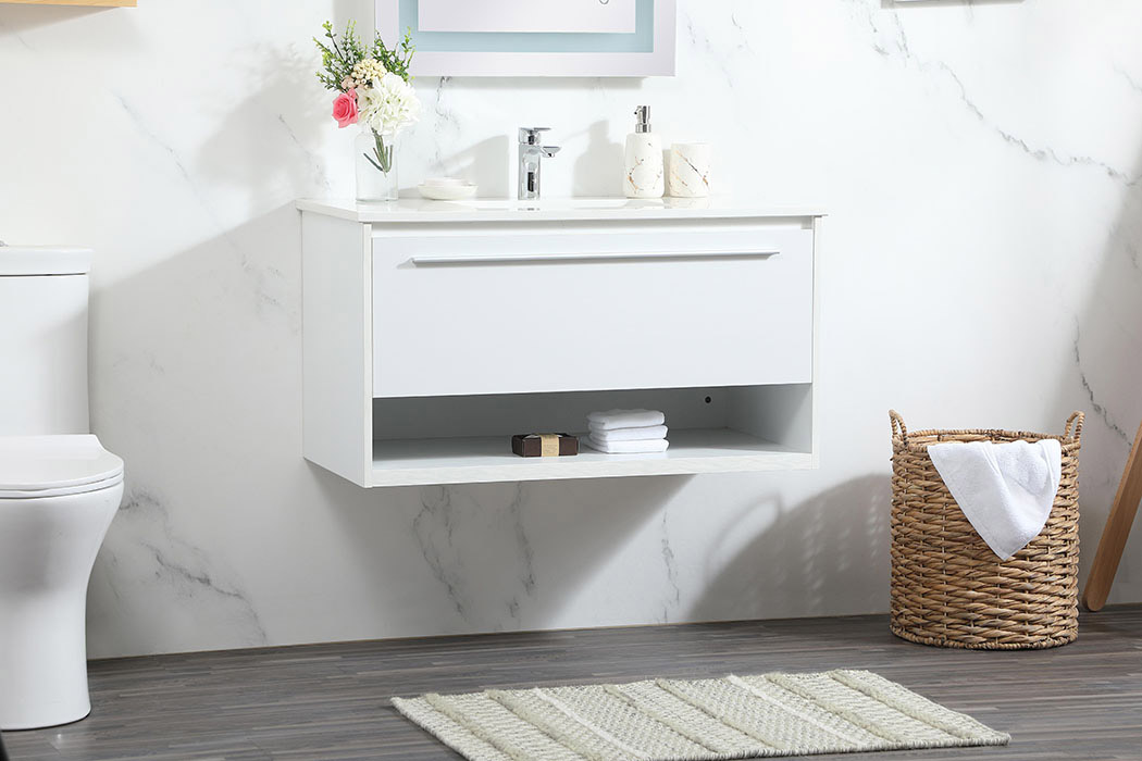 Elegant Bathroom Vanity - White (VF43536MWH)