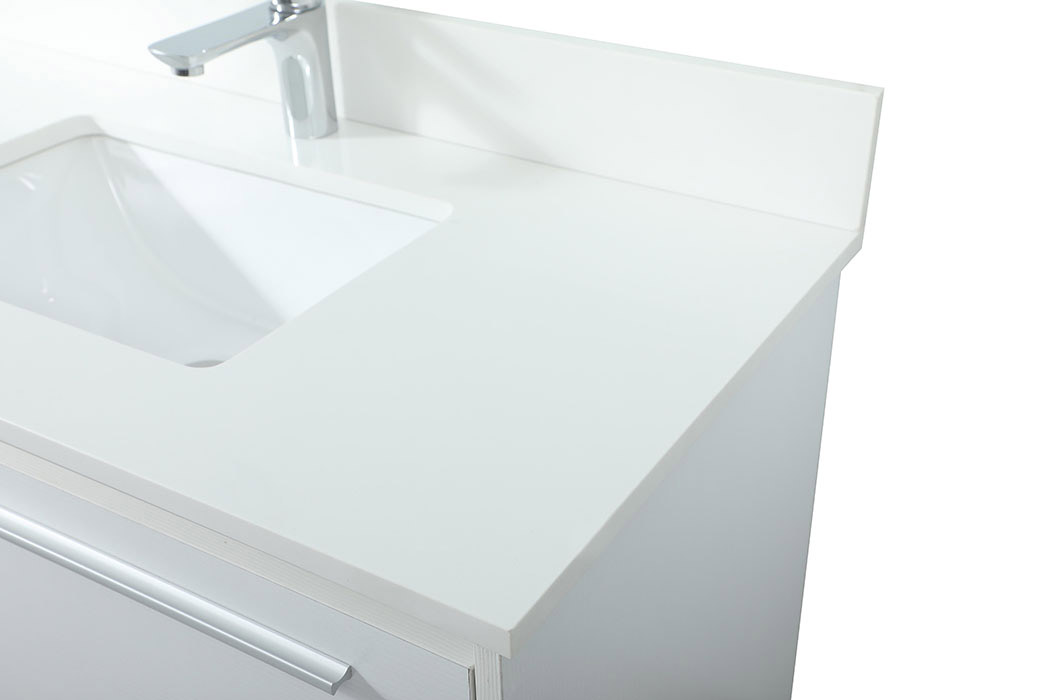 Elegant Bathroom Vanity - White (VF43536MWH-BS)