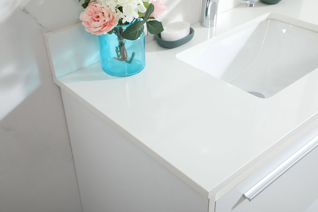 Elegant Bathroom Vanity - White (VF43536MWH-BS)