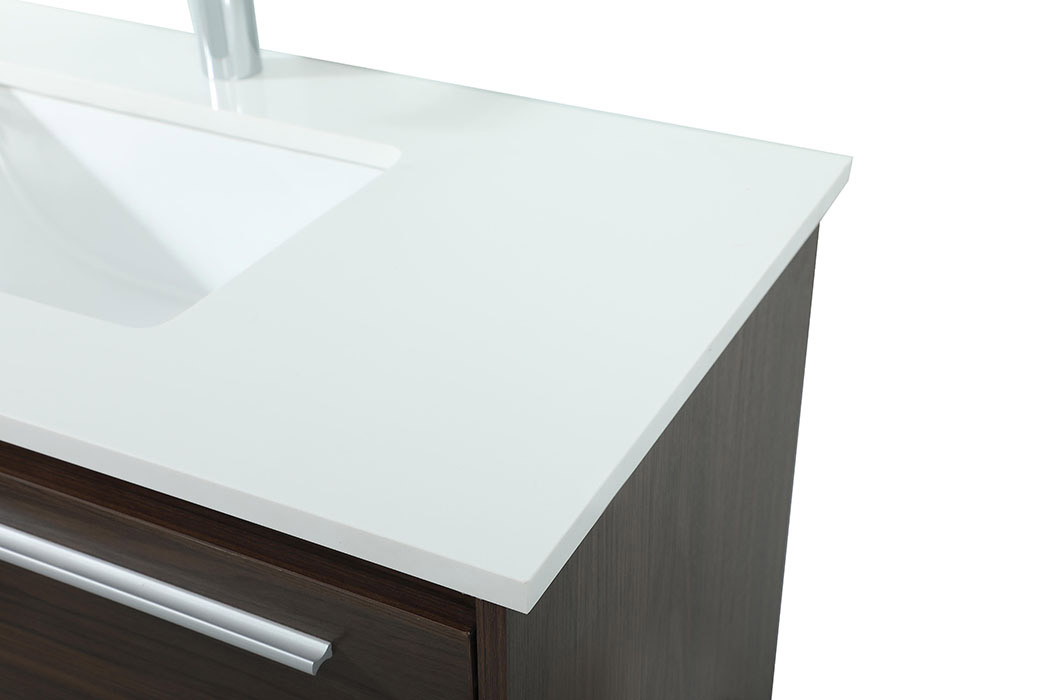 Elegant Bathroom Vanity - Walnut (VF43536MWT)