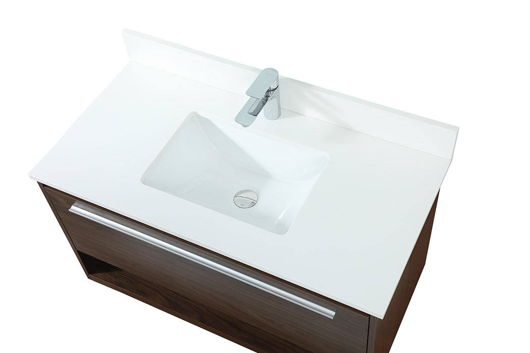 Elegant Bathroom Vanity - Walnut (VF43536MWT-BS)