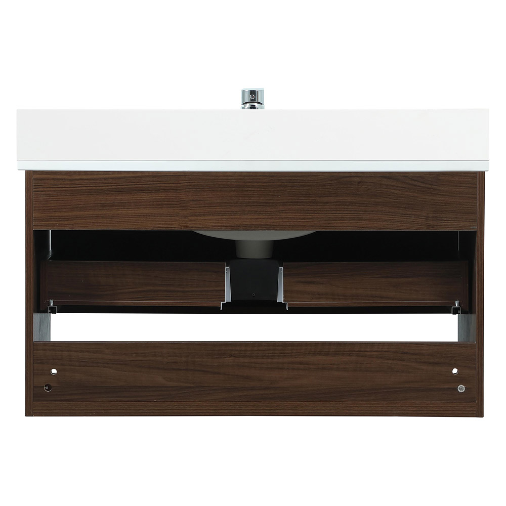 Elegant Bathroom Vanity - Walnut (VF43536MWT-BS)