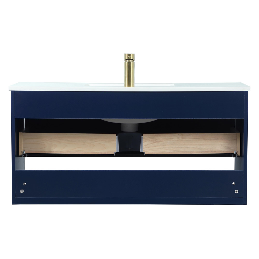 Elegant Bathroom Vanity - Blue (VF43540MBL)