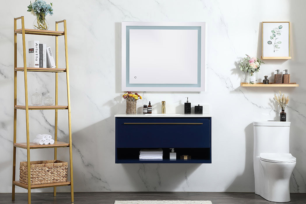 Elegant Bathroom Vanity - Blue (VF43540MBL-BS)