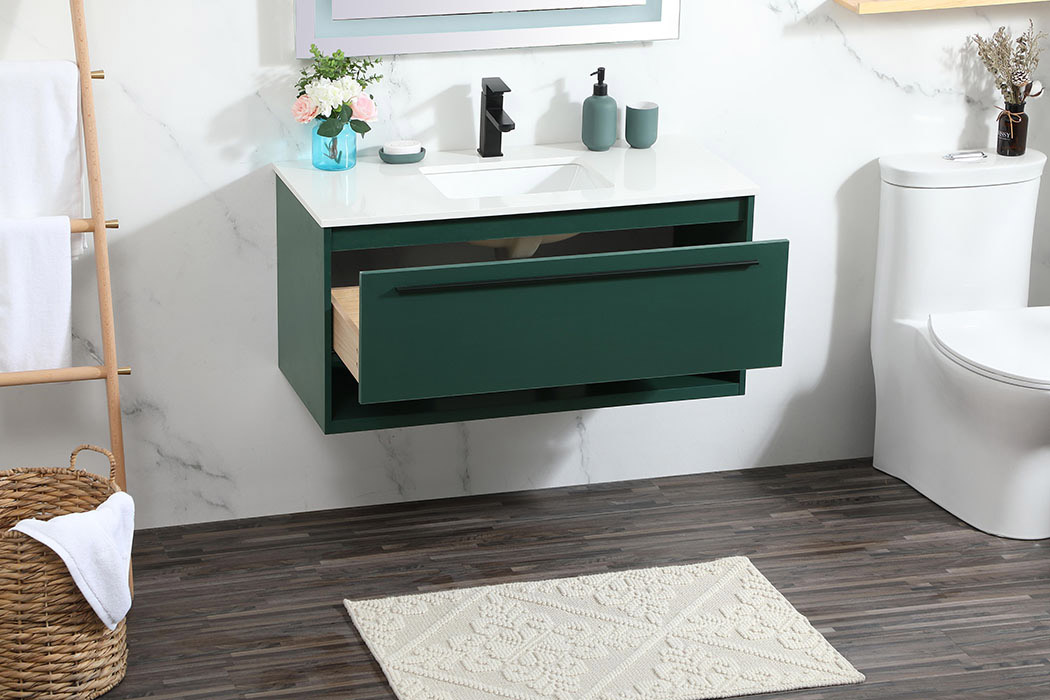 Elegant Bathroom Vanity - Green (VF43540MGN)