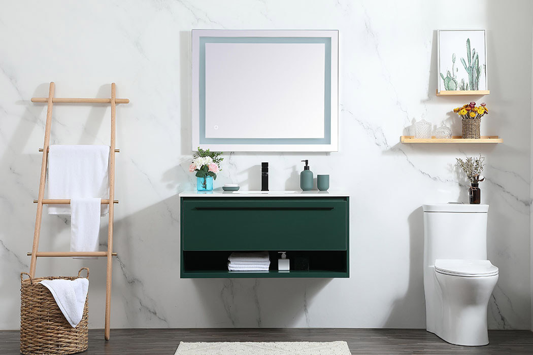 Elegant Bathroom Vanity - Green (VF43540MGN)