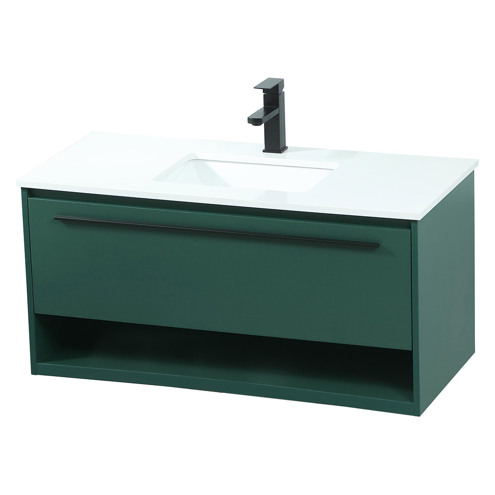 Elegant Bathroom Vanity - Green (VF43540MGN)