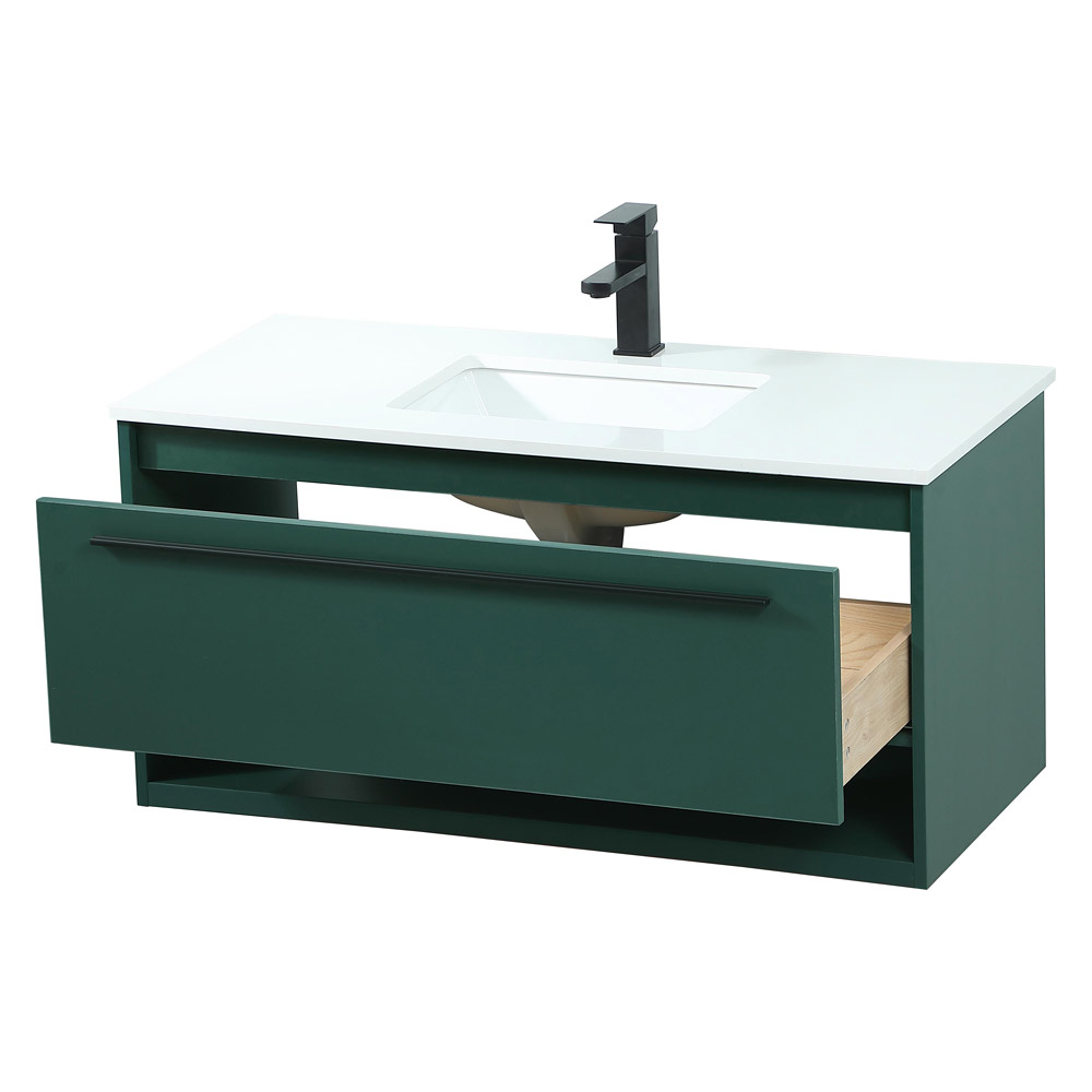 Elegant Bathroom Vanity - Green (VF43540MGN)