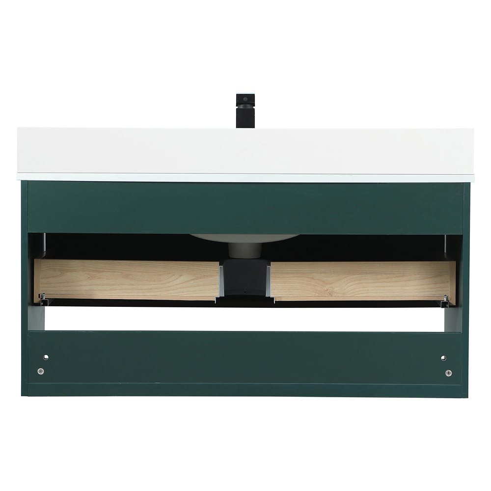 Elegant Bathroom Vanity - Green (VF43540MGN-BS)