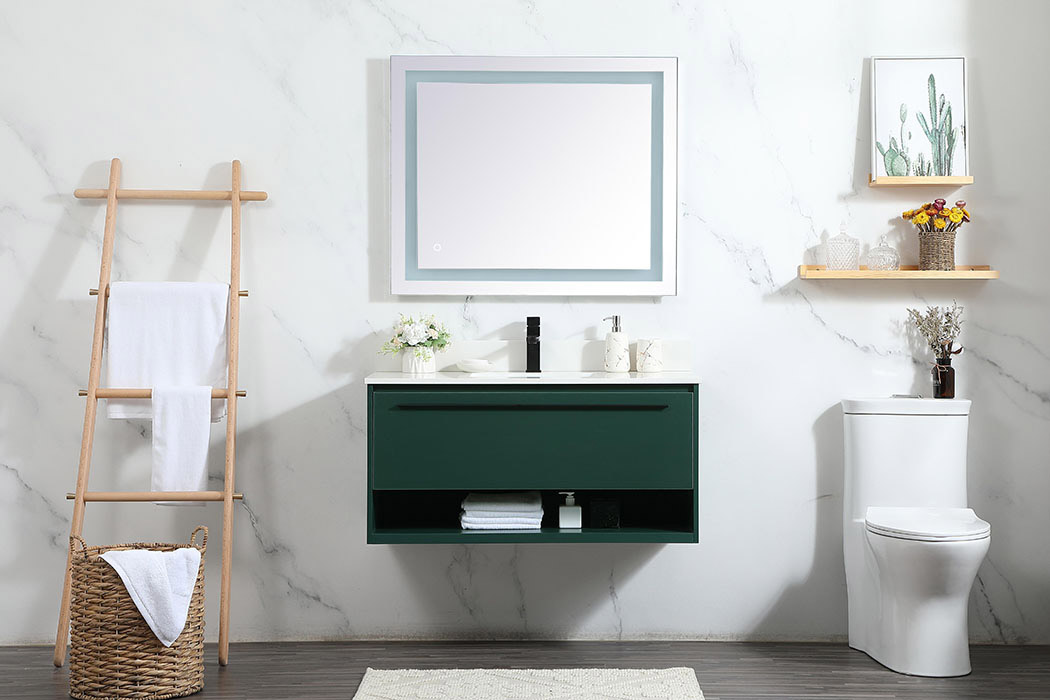 Elegant Bathroom Vanity - Green (VF43540MGN-BS)