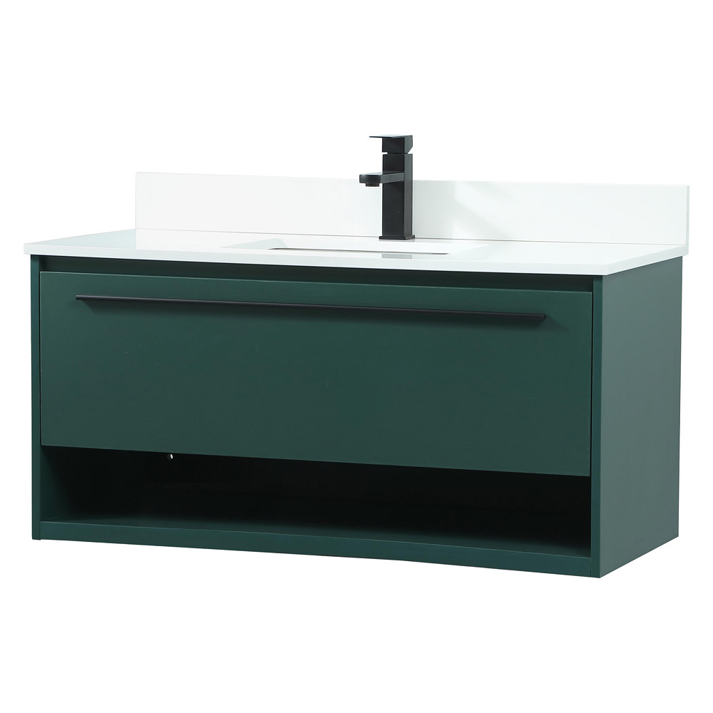 Elegant Bathroom Vanity - Green (VF43540MGN-BS)