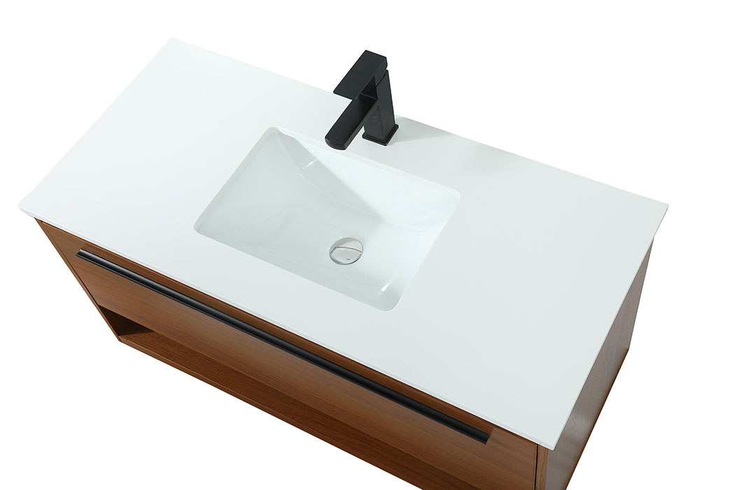 Elegant Bathroom Vanity - Teak (VF43540MTK)