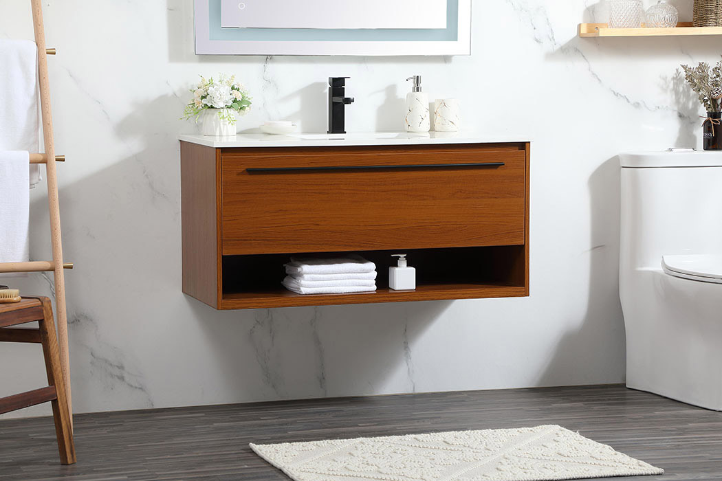 Elegant Bathroom Vanity - Teak (VF43540MTK)