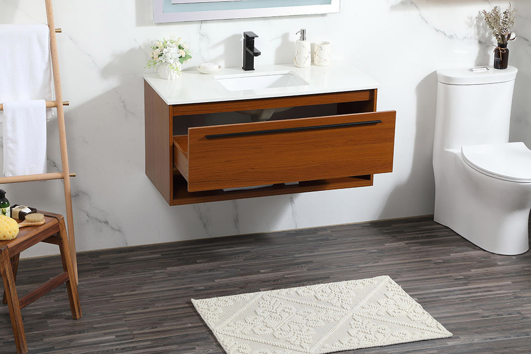 Elegant Bathroom Vanity - Teak (VF43540MTK)