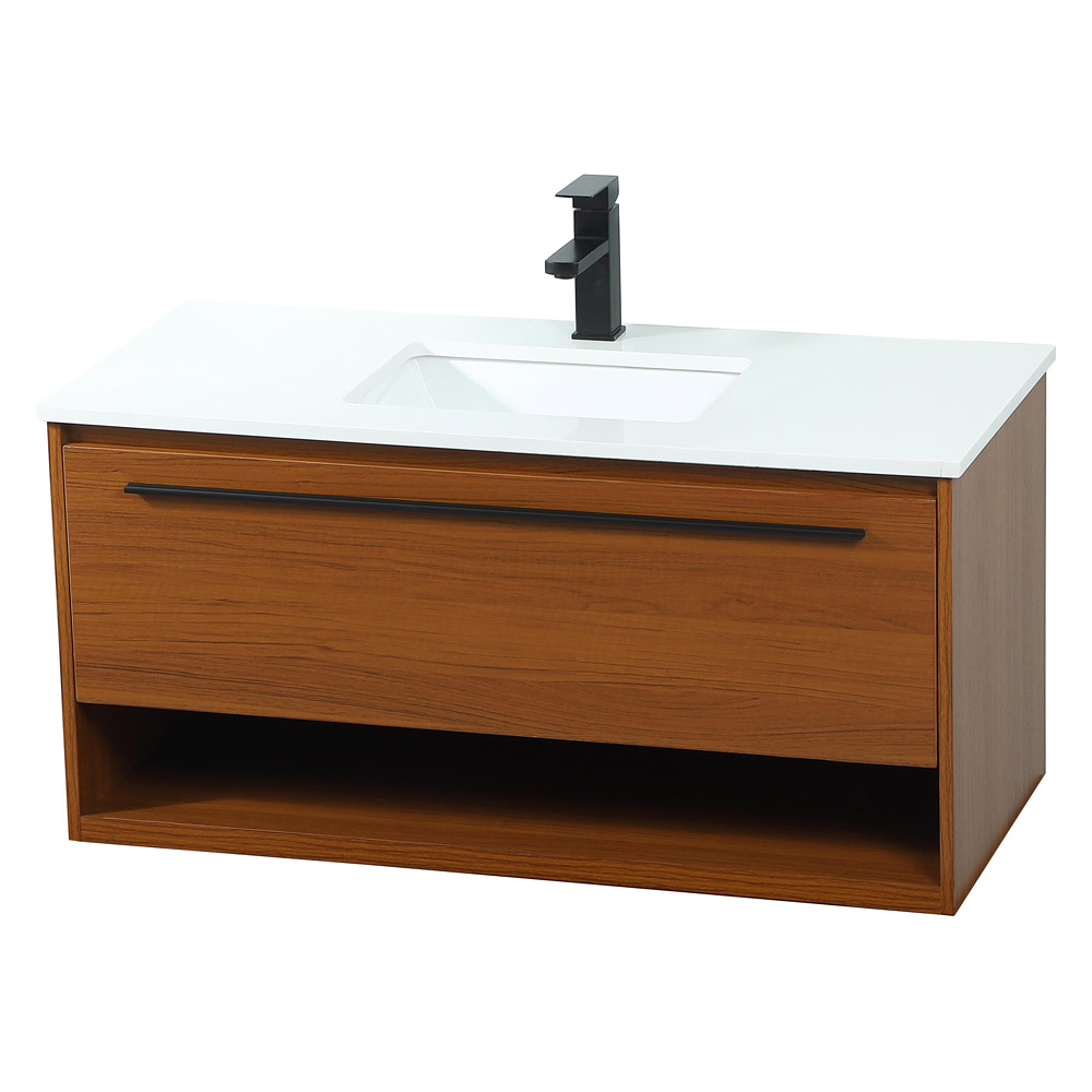 Elegant Bathroom Vanity - Teak (VF43540MTK)