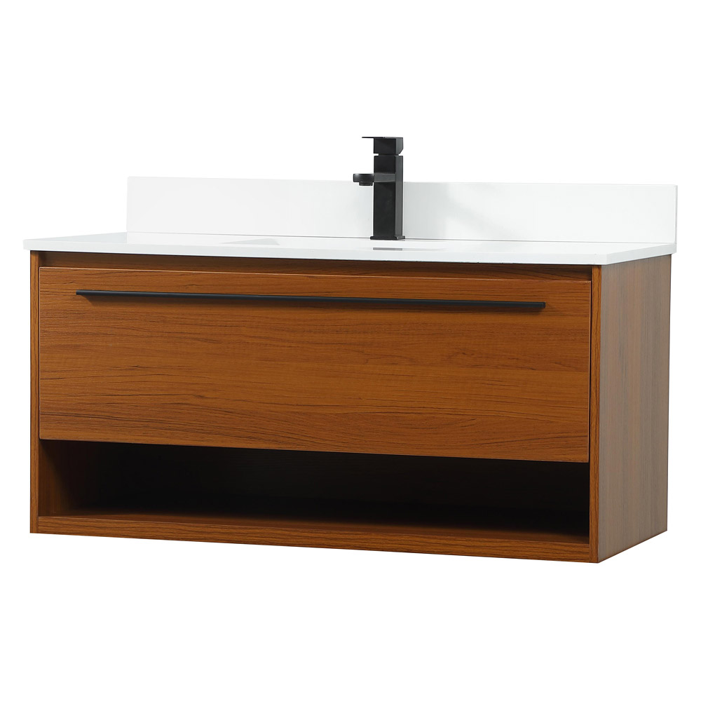 Elegant Bathroom Vanity - Teak (VF43540MTK-BS)