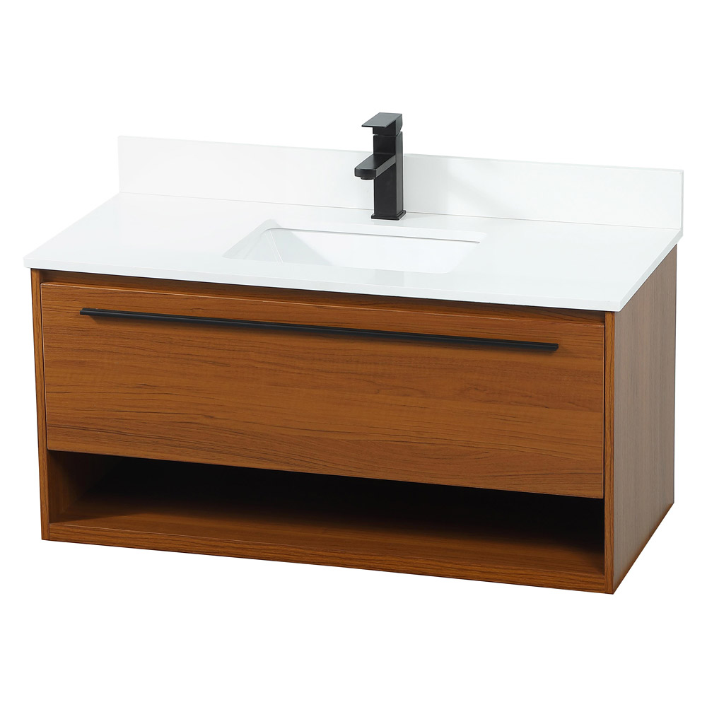 Elegant Bathroom Vanity - Teak (VF43540MTK-BS)