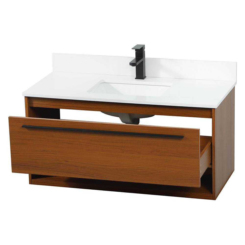 Elegant Bathroom Vanity - Teak (VF43540MTK-BS)