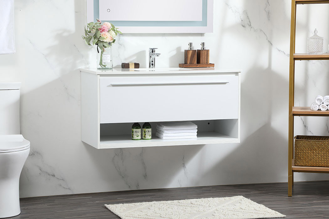 Elegant Bathroom Vanity - White (VF43540MWH)