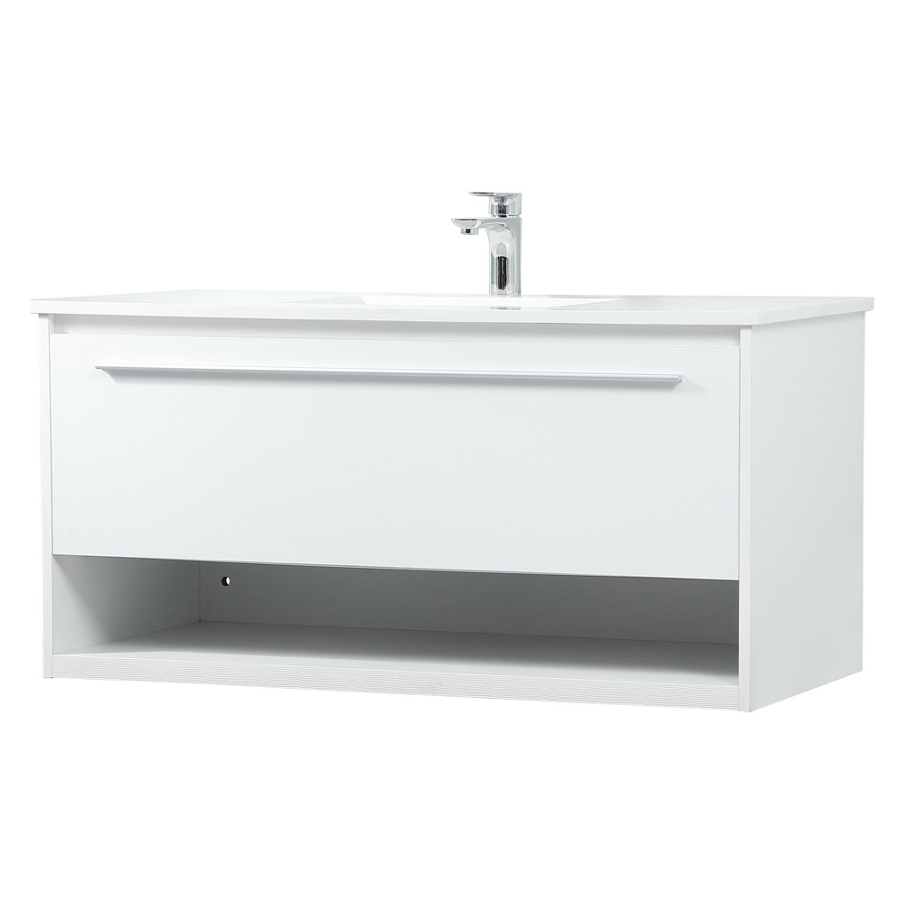 Elegant Bathroom Vanity - White (VF43540MWH)